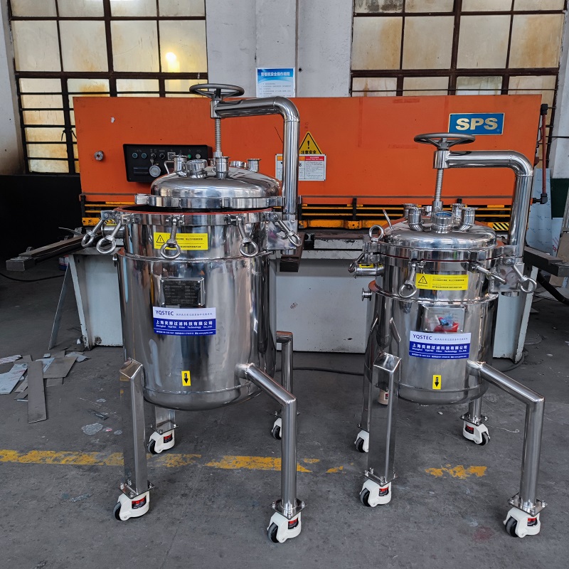 DSXZFB不銹鋼非標(biāo)移動(dòng)袋式過濾器