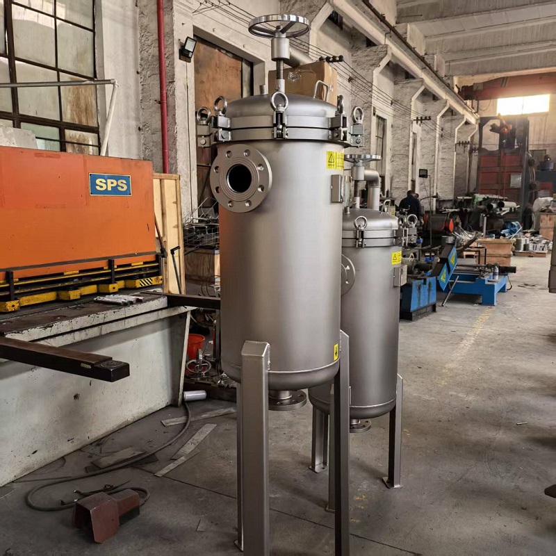 DSXZ2-不銹鋼旋轉(zhuǎn)搖臂多袋式過濾器 可定制