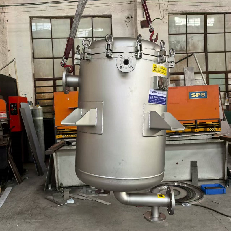 DSXZ6-不銹鋼非標(biāo)夾套多袋式過濾器