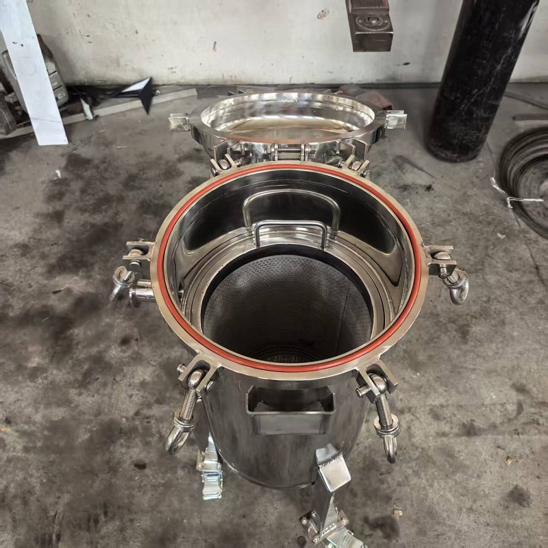 DSFB300-不銹鋼可移動(dòng)非標(biāo)袋式過濾器